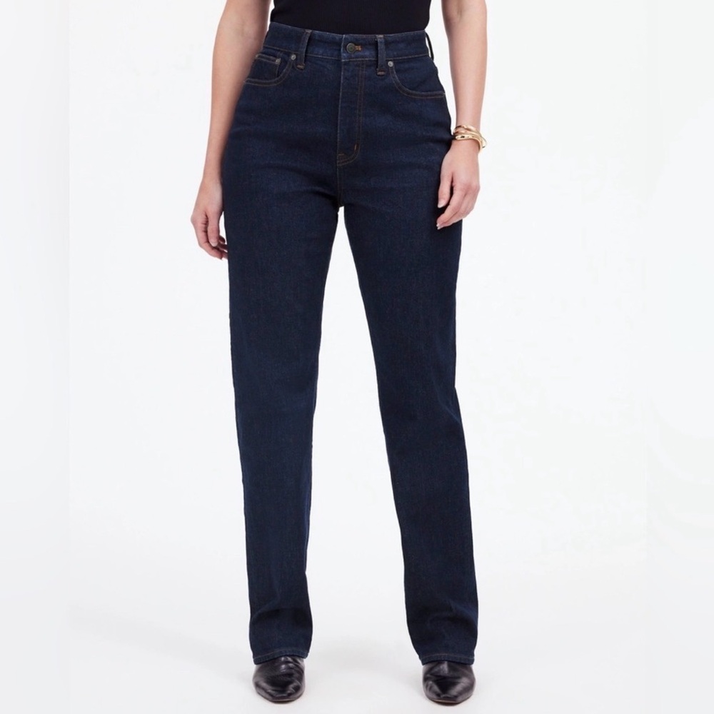 Madewell Curvy 90’s straight jeans
